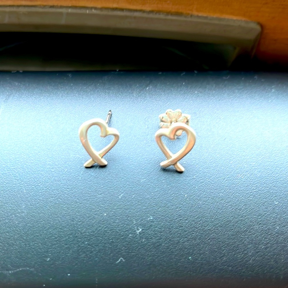 Tiffany Paloma Picasso earrings, sterling silver, Vintage